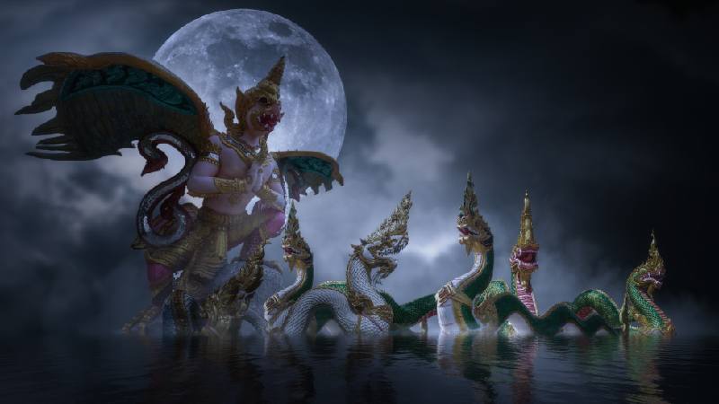 พญาครุฑและพญานาค