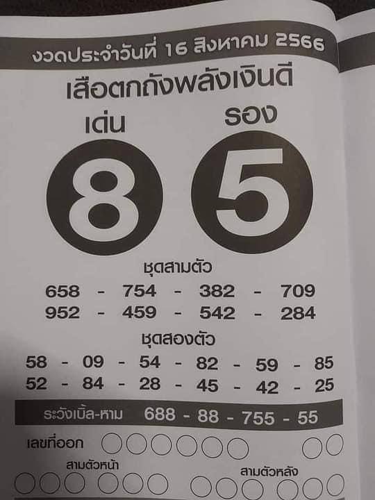 เสือตกถัง16/8/66