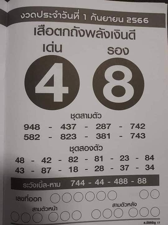 เสือตกถัง1/9/66