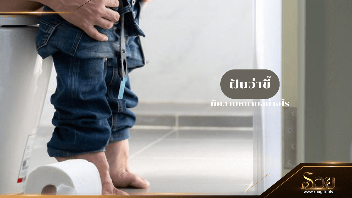 ฝันว่าขี้